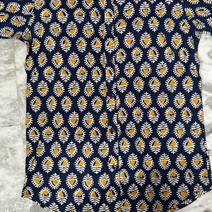 SANGANERI PRINT SHIRT NEW