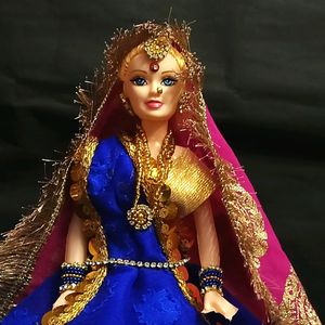 Decorative Handmade Traditional Dress Barbie