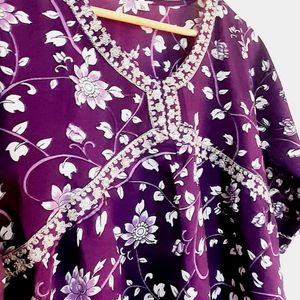 Beautiful Purple Kurta Set (Women's)