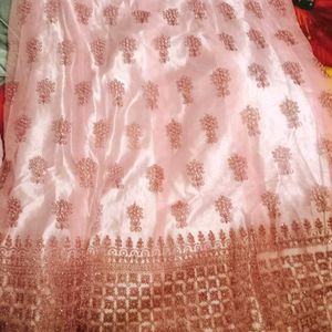 Flared Net Lengha Choli