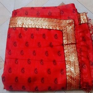 Red Marigold Saree....🥰❤️🫶