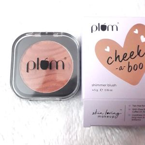 Plum Cheek-A-Boo Shimmer Blush Bare Necessity