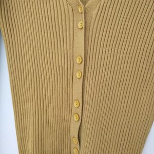 Mustard Yellow Cardigan