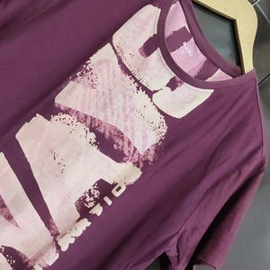 Mauve Color Cotton T-shirt For Boy Or Men 40 Chest