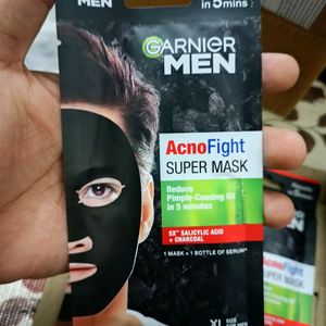 GARNIER MAN Acno Fight Super Mask💯