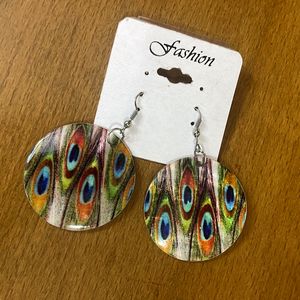 Resin earrings, Never Worn