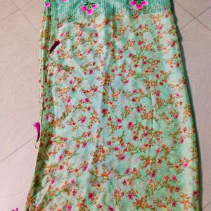 Floral Design Multi Colour Women Saree