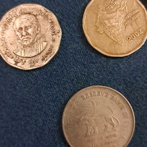 Rare Indian Coins Of 2 Rupee