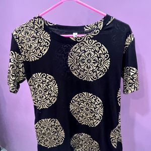 BLACK PARTY TOP FOR WOMEN