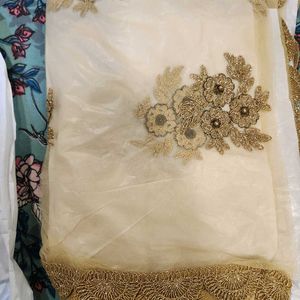 Beautiful Golden Dupatta!!