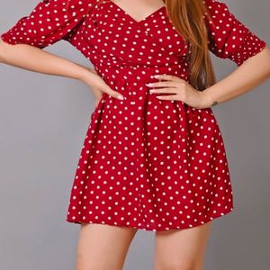 Stylishly Pretty PolkaDot Dress