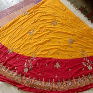 Unstitched Lehenga Choli And Dupatta For Women