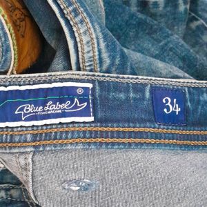 Dark Blue Faded Jeans (Men's)