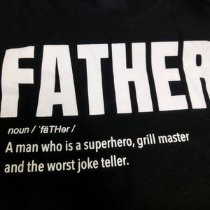 Black T-shirt ( Father Written)