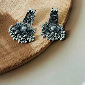 Statement OXIDISED EARRING