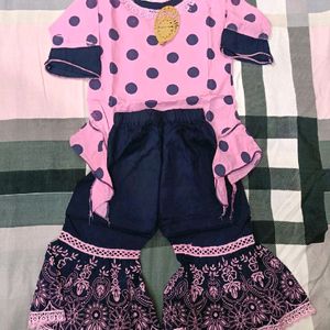 Sharara Top Set For Baby Girl