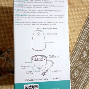 premium menstrual cup sterilizer