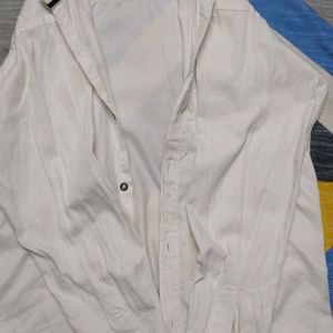 White Casual Shirt For Boys