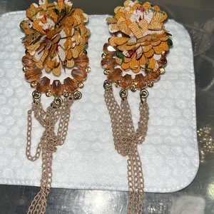 Yellow Earring Partywear