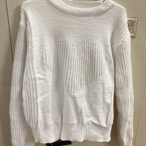 ZARA White Sweater