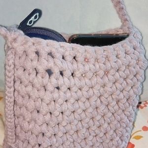 Handmade Crochet Small Shoulder Bag