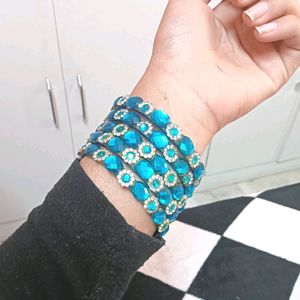 BLUE DESIGNER BANGLES🧿