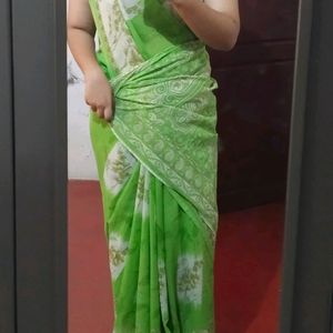 Light Green Saree