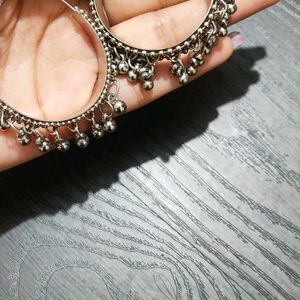 Silver Jhumka