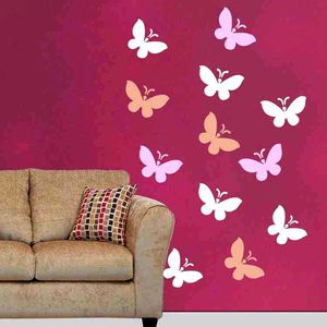 Butterfly Wall Stencil Design