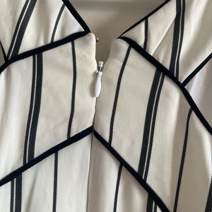 Striped Black And White Jumpsuit From Madame