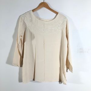 Cream Embroided Top(Women’s)