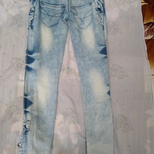 Blue Damage Jeans