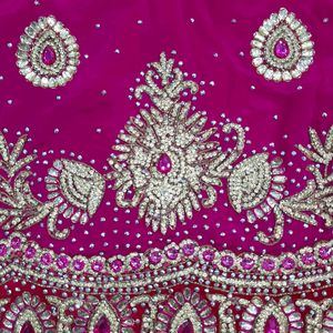 Hot Pink Colour Magenta Suit Salwar With Dupatta