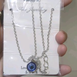 Silver Evil Eye Pendant