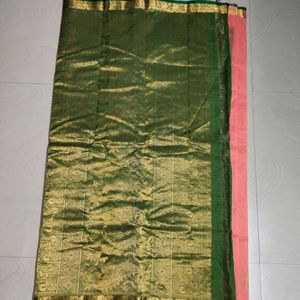 New Pure Kanchi Pattu Saree With blouse Piece