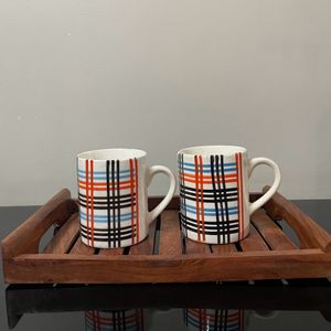 2 CERAMIC MUGS - New