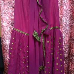 pink sharara suit