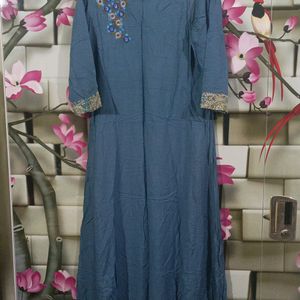 Long Grey Kurti