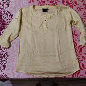 Light Yellow Kurta