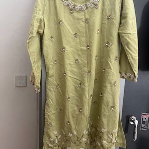 Sea Green Ethnic Kurta