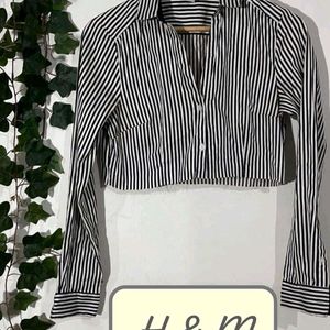 H&M Crop Shirt