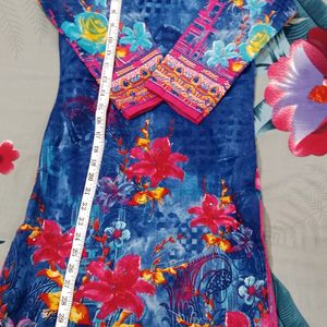 Women Kurti Salwar With Dupatta Set