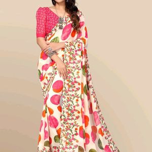 ❤️Combo Of 2 Georgette Fabric Casual Saree