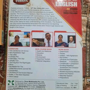 CBSE 10TH Science Maths Social English CDs