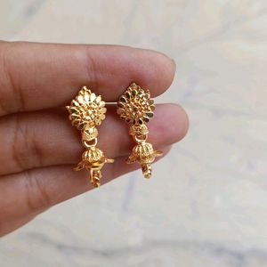 Combo Of 3 Gold Plated Earrings