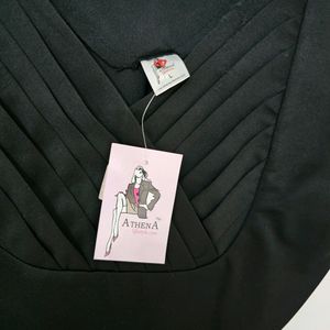 Brand New Knee Length Black Dress For Sale