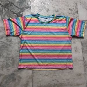 Rainbow Top For Women