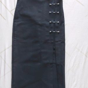 Slit Long Pencil Skirt