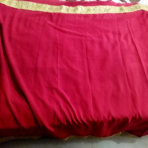 Woman Fancy Georgett Saree