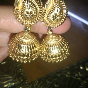 Gold Earrings ( Pack Of 2)